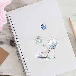 Snowflake Pattern Planner Stickers PET Adhesive Tape&nbsp;DIY-WH20082-03