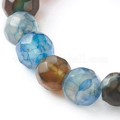 Mixed Stone Beads Finger Ring for Girl Women&nbsp;RJEW-JR00383