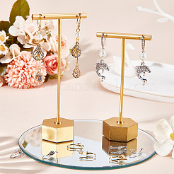 16Pcs 8 Style Brass Micro Pave Clear Cubic Zirconia Earring Hooks&nbsp;KK-BBC0012-30