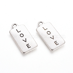 Rack Plating Tibetan Style Alloy Pendants&nbsp;TIBEP-L005-05AS
