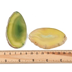 Natural Agate Slices Big Pendants&nbsp;G-E022-1