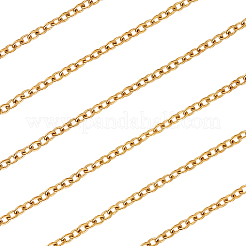 10M PVD Vacuum Plating 316 Stainless Steel Cable Chains&nbsp;CHS-BBC0001-19