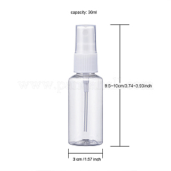 30ml PPプラスチックプレススプレーボトル  メイクアップツール  ランダム単色またはランダム混色  3x9.5~10cm  30ml /瓶&nbsp;MRMJ-F006-12