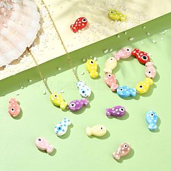 20Pcs 10 Colors Handmade Porcelain Beads&nbsp;PORC-FS0001-64