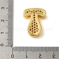Rack Plating Brass Micro Pave Clear Cubic Zirconia Perdants&nbsp;KK-C067-11G-T