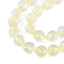 Crackle Transparent Glass Beads Strands&nbsp;GLAA-N068-04A-05