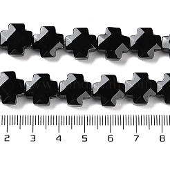 Natural Dyed & Heated Black Onyx Beads Strands&nbsp;G-K357-C06-01