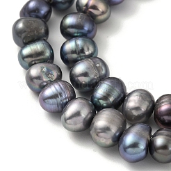 Dyed Natural Cultured Freshwater Pearl Beads Strands&nbsp;PEAR-A006-29A