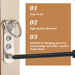 10Pcs Iron Picture Hook Hangers&nbsp;FIND-CP0003-33