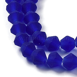 Imitate Austrian Crystal Frosted Glass Beads Strands&nbsp;GLAA-F029-TM2mm-B06