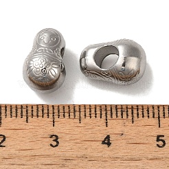 Non-Tarnish 304 Stainless Steel European Beads&nbsp;STAS-K285-23P