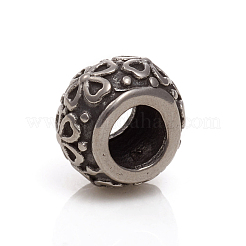 304 Stainless Steel European Beads&nbsp;STAS-G228-20AS