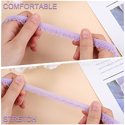 18M 6 Colors Polyester Elastic Lace Trim&nbsp;SRIB-GF0001-33