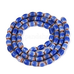 Handmade Millefiori Glass Barrel Beads Strands&nbsp;LA-N002-01A