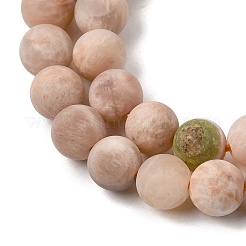 Natural Sunstone Beads Strands&nbsp;G-J372-05-6mm-A