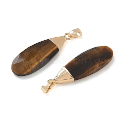 Natural Tiger Eye Pendants&nbsp;GG-CBA9F30-03G-02