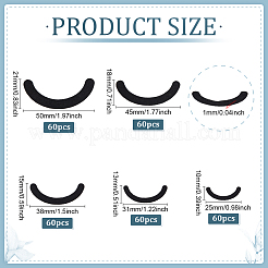 300Pcs 5 Styles Felt Crafts&nbsp;FIND-PH0027-65
