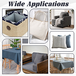 ポリエステル生地  DIYクラフト用品  ベージュ  1000x1450x1.5mm&nbsp;DIY-WH0061-032C-1