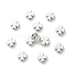 SHEGRACE Brass Clover Beads&nbsp;XGRPCU751-302P