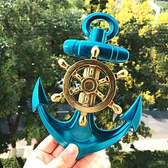 DIY Anchor Wall Decoration Silicone Molds&nbsp;LS-DIY-A034-25C