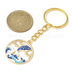 Alloy Enamel Pendants Keychain&nbsp;KEYC-JKC00503