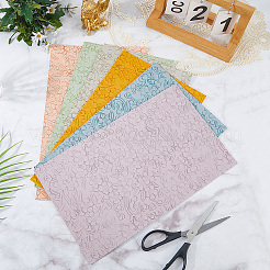 6Pcs PU Leather Fabrics&nbsp;DIY-WH20025-080B