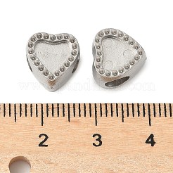 304 Stainless Steel European Beads&nbsp;STAS-D307-02A-P