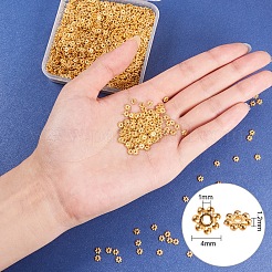 Tibetan Style Alloy Spacer Beads&nbsp;PALLOY-PH0012-75G-WH