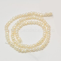 Grade AA Natural Cultured Freshwater Pearl Beads Strands&nbsp;LS-PEAR-L003-C-03-01