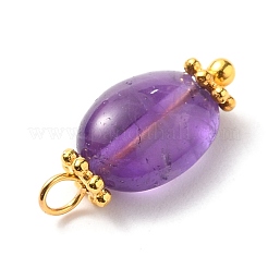 Natural Morganite & Amethyst & White Moonstone Gemstone Pendants&nbsp;PALLOY-JF00553
