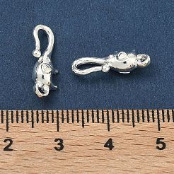 925 Sterling Silver Hook Clasps&nbsp;STER-A050-09B-S