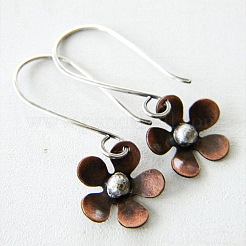 Alloy Dangle Earrings&nbsp;FS-WG91D4B-01