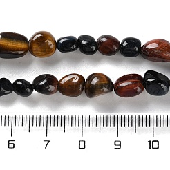 Natural Tiger Eye Beads Strands&nbsp;G-P497-01C-24