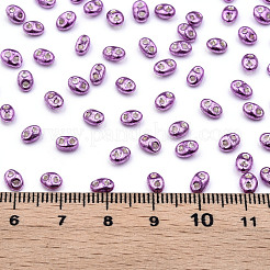 Dyed Opaque Colours Glass Seed Beads&nbsp;SEED-N004-007-06