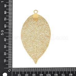 304 Stainless Steel Etched Metal Embellishments Pendants&nbsp;STAS-H236-02G-01
