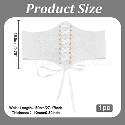 Cloth Wide Elastic Corset Belts&nbsp;AJEW-WH0505-62A