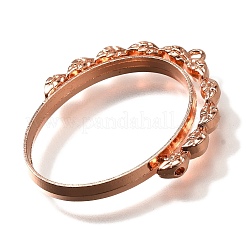Rotatable Alloy Swivel Open Back Bezel Pendants&nbsp;PALLOY-I223-18RG
