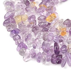 天然石アメトリンビーズ連売り  チップ  8~15x6~11x2~7mm  穴：0.9~1mm  15.75''（40センチメートル）&nbsp;G-P622-A02-02