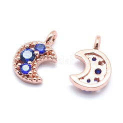 Brass Charms&nbsp;ZIRC-J040-35RG-01-NR