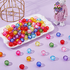 110Pcs Autumn Theme Transparent Acrylic Beads&nbsp;TACR-DC0001-15