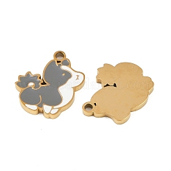 304 Stainless Steel Enamel Charms&nbsp;STAS-C137-01C-G