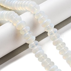 オパールビーズ連売り  ソーサービーズ  10x5mm  穴：0.7mm  約40個/連  8.19''~8.54''（20.8~21.7センチメートル）&nbsp;G-P559-A10-02