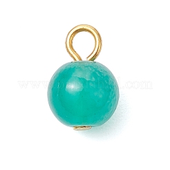 12Pcs Imitation Jade Glass Pendants&nbsp;PALLOY-JF02768-01