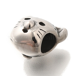 304 Stainless Steel European Beads&nbsp;STAS-G350-06AS