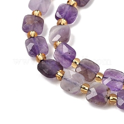 Natural Amethyst Beads Strands&nbsp;GG-CBA96AE-A03-6x6mm