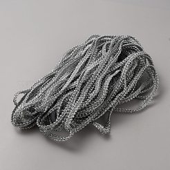 Polyester Metallic Braid Lace Trim&nbsp;OCOR-WH0089-22B