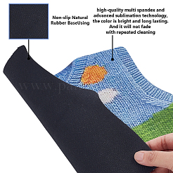 Rubber & Cloth Mouse Pad&nbsp;AJEW-WH0794-46