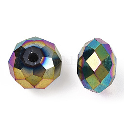 ガラスビーズ連売り  混合スタイル  多面カット  周回＆ラウンド  ミックスカラー  8~16x7.5~12mm  穴：1.5~2mm  約200~225個/300g  約300 G /袋&nbsp;GLAA-T029-02