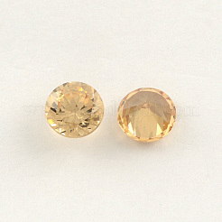Diamond Shaped Cubic Zirconia Pointed Back Cabochons&nbsp;ZIRC-R004-5mm-04