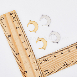 60Pcs 2 Colors 201 Stainless Steel Connector Charms&nbsp;STAS-UN0044-26